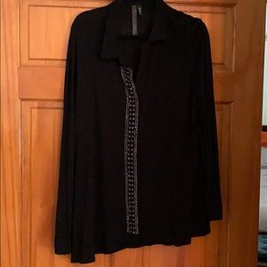 Black Top w shiny detail